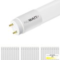 Nuwatt LED Tube Light, 18Watt, 4 ft, 3000K Linear T8, Frosted Lens, 120 V277V, Dual End Power, PK 30 NW-T8F-4-18W-30K-30P